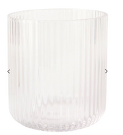 Fluted Clear Tumbler, 2 sizes