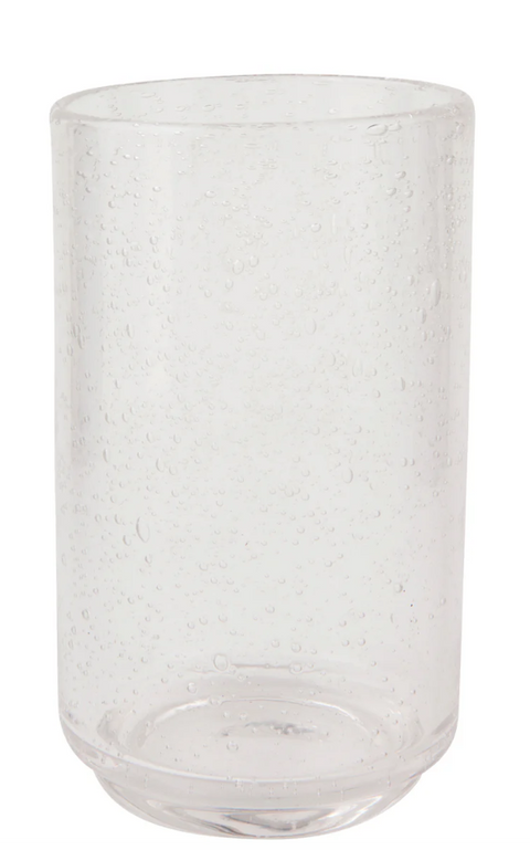 Bubbled Clear Tumbler, 2 sizes