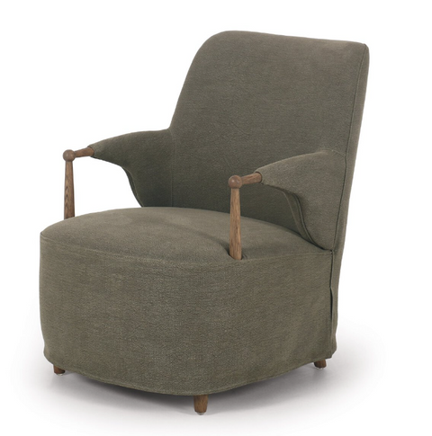 Brently Chair (Broadway Olive) by Amber Lewis