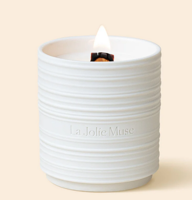 Lucienne Linen Cotton Oasis Candle