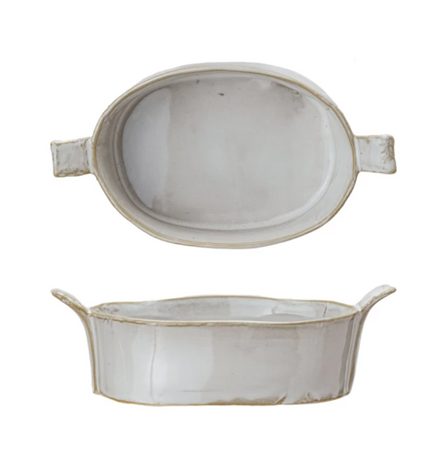 Stoneware Mini Baker w/ Handles , 7 oz.