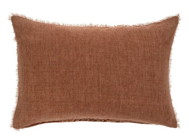 Lina Linen Lumbar Pillow, 3 colors