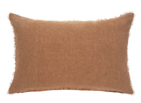 Lina Linen Lumbar Pillow, 3 colors