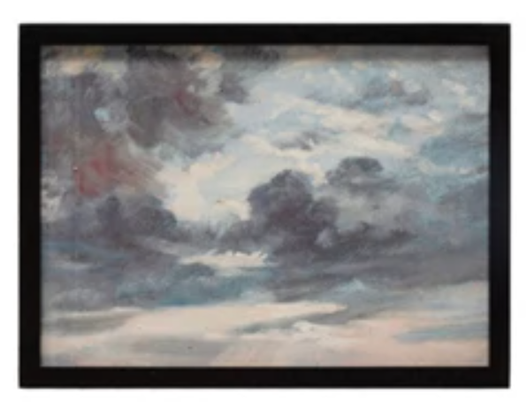 Abstract Clouds Frame Art