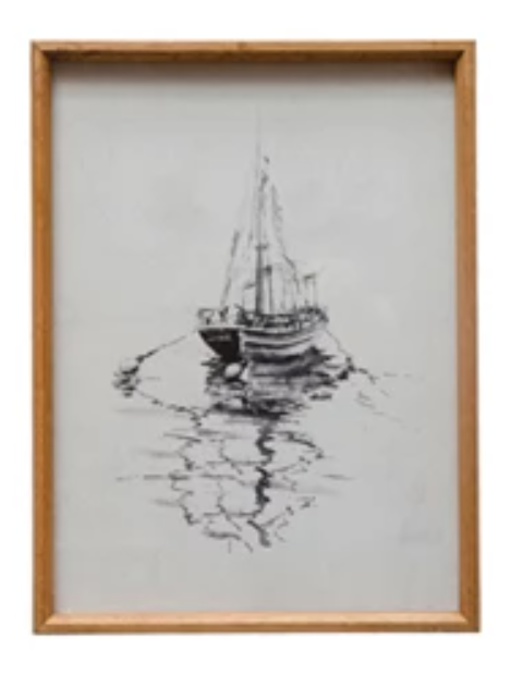 Sailboat Frame Art