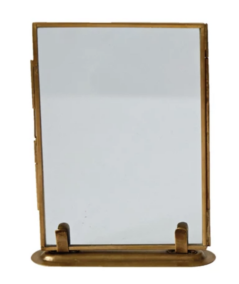 Brass and Glass Square Photo Frame, 2 styles