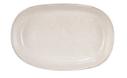 Stoneware Footed Platter, Cream