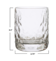 8 oz. Hammered Drinking Glass