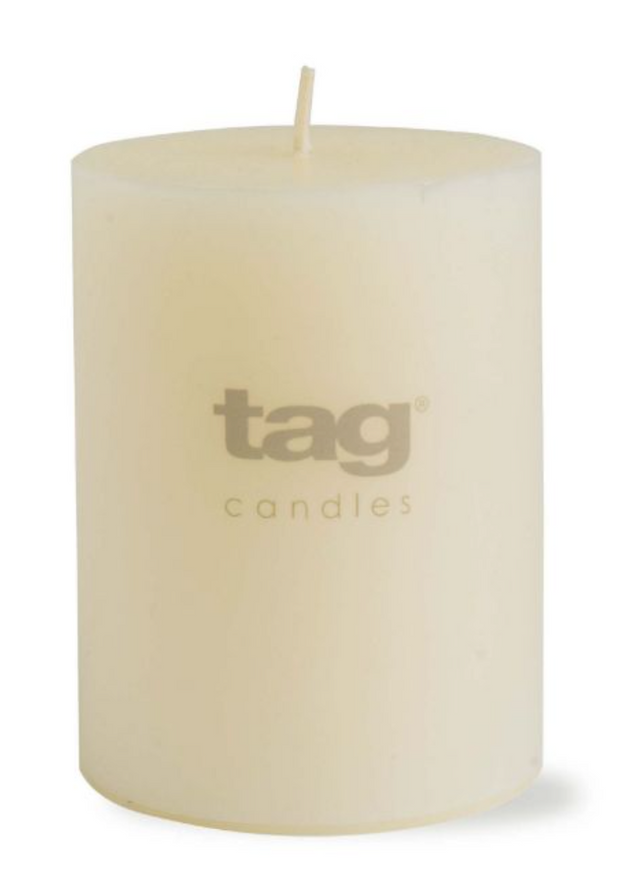 Ivory Pillar Candle, 3 Sizes