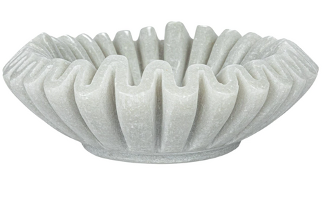 Marble Fluted Dish