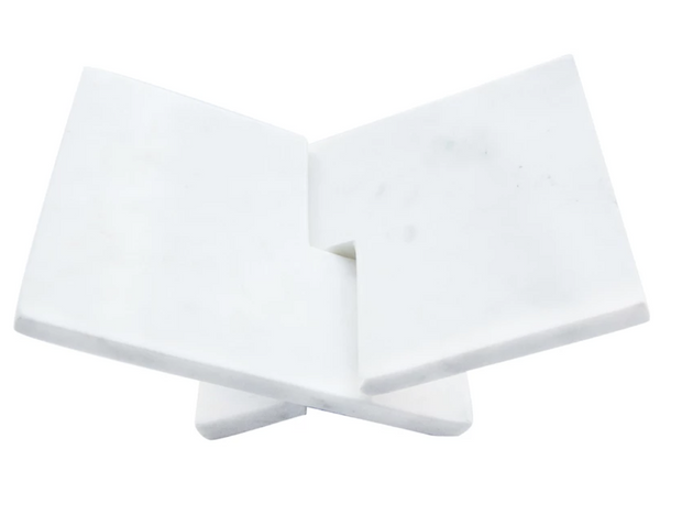 Interlocking Marble Book Holder