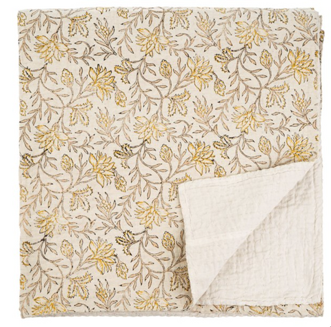 Carolina Block Print Quilt, Queen