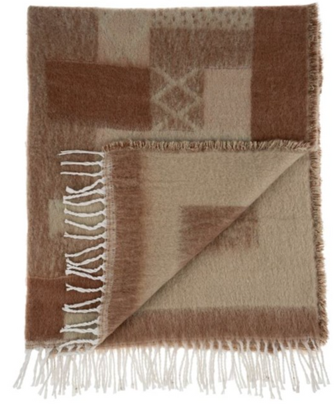 Geo Jacquard Throw, 2 colors