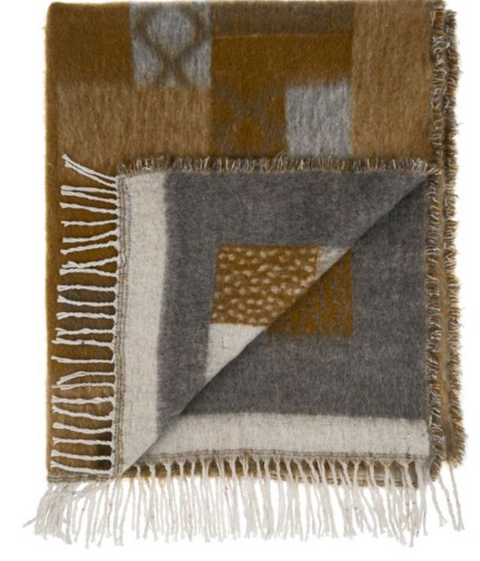 Geo Jacquard Throw, 2 colors