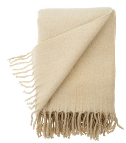 Alpes Merino Wool Throw, 2 colors