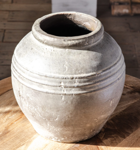 10" Charcoal Wash Vase