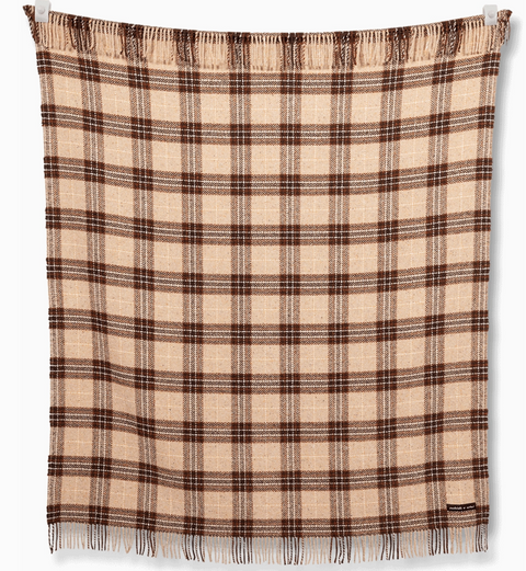 Plaid Saddle Throw Blanket