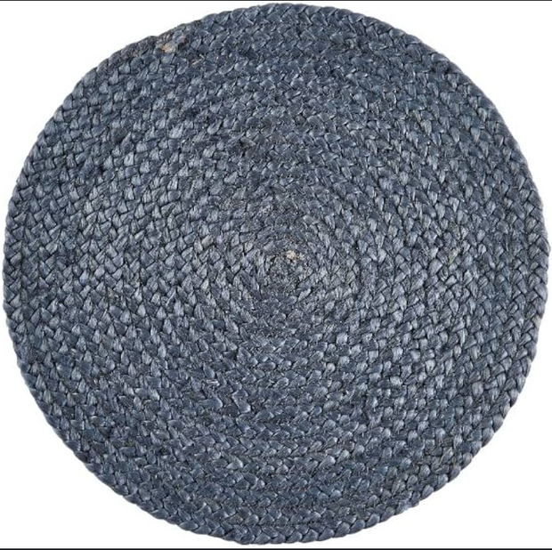 Jute Placemat, Dark Blue