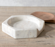 Marble Hexagon Spoon Rest