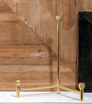 Brass Straight Back Easel, 3 Sizes