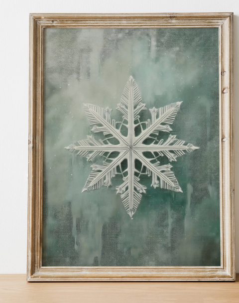 Snowflake Framed Art