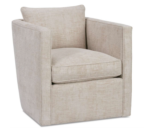 Rothko Swivel Chair, Ecru