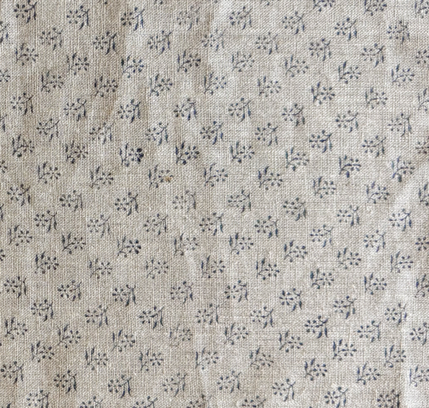 Ishara Natural Throw Pillow, Indigo, 24x24