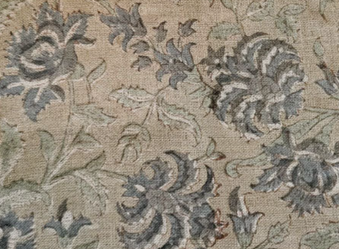 Pali Throw Pillow, Sand & Blue Grey, 24x24