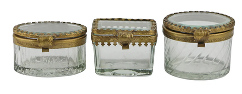 Beveled Glass Boxes, 3 Sizes