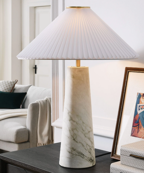 Nera Marble Table Lamp, 2 Colors