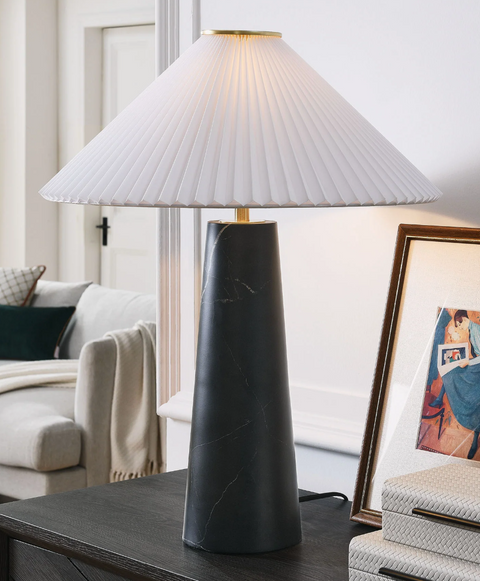 Nera Marble Table Lamp, 2 Colors