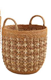 Seagrass Woven Baskets, 2 Styles