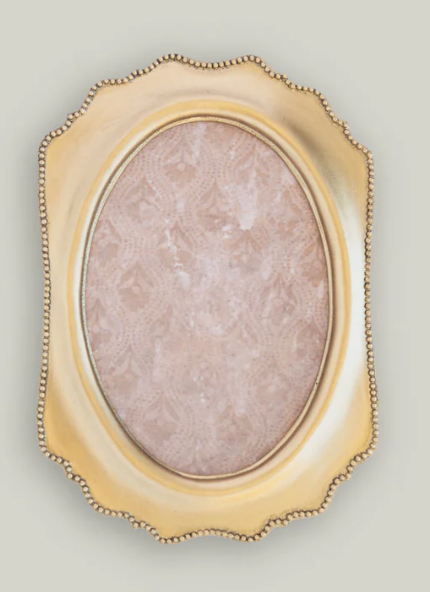 Gold Dots on Edge Frame