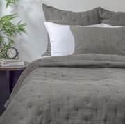 Dalton Ash Grey Quilt, King