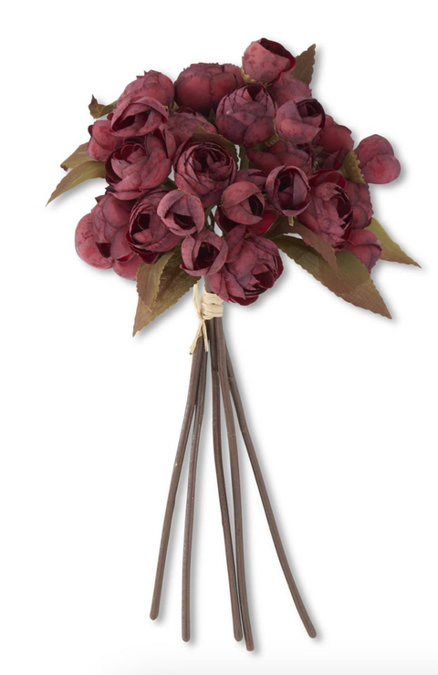 10.5" Mini Ranunculus Bud Bundle, 2 Colors