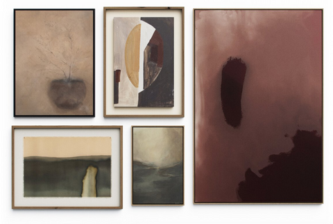 Veil of Tranquility Framed Art, Set of 5