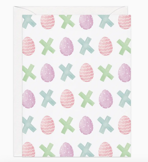 XOXO Eggs Easter Card