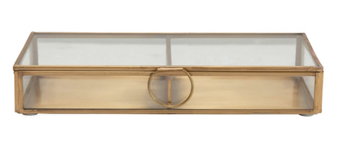 Brass and Glass Display Box