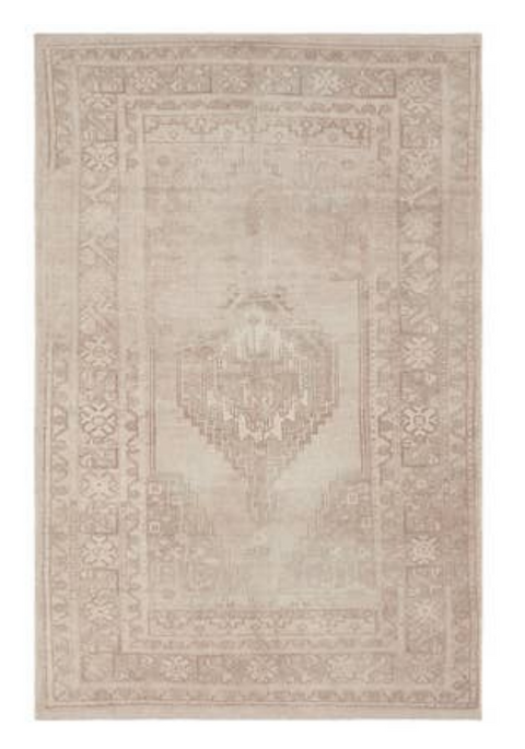 Theo Rug, Feather Gray/Trench Coat, Various Sizes