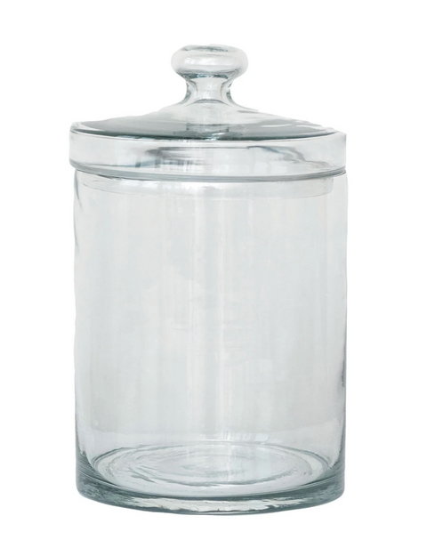 Glass Jar w/ Lid, 2 Sizes
