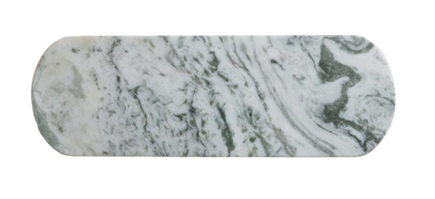 Marble Cheese/Serving Board, Green Melange
