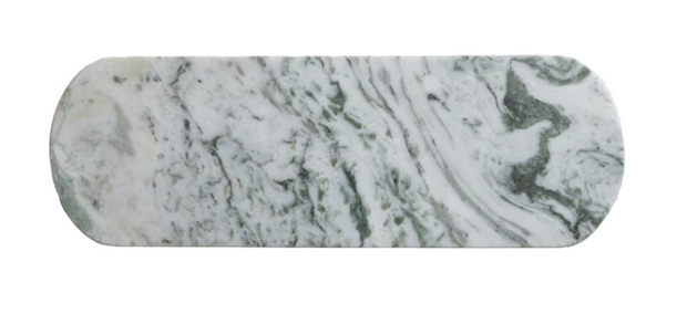 Marble Cheese/Serving Board, Green Melange