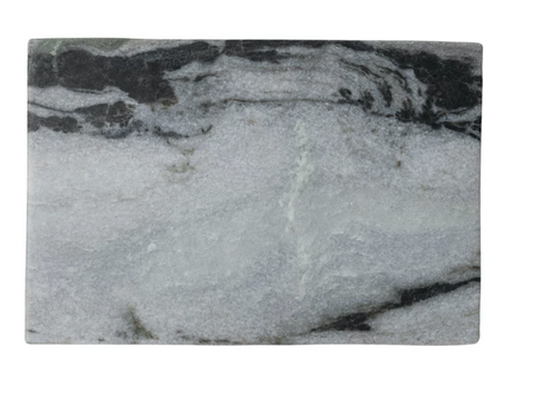 Square Marble Cheese/Serving Board, Black Melange