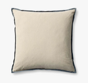 Sullivan Natural Blue Pillow, 22x22
