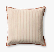 Woven Natural Terracotta Pillow, 20x20