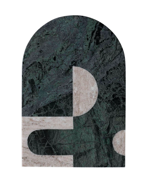 Marble Cheese/Cutting Board w/ Abstract Design