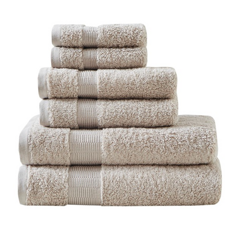Luce Cotton Towel, Sand, 3 Sizes