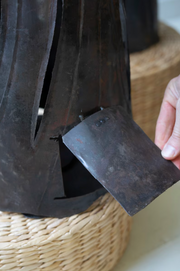 Rustic Iron Ghost Luminaries, Set of 2