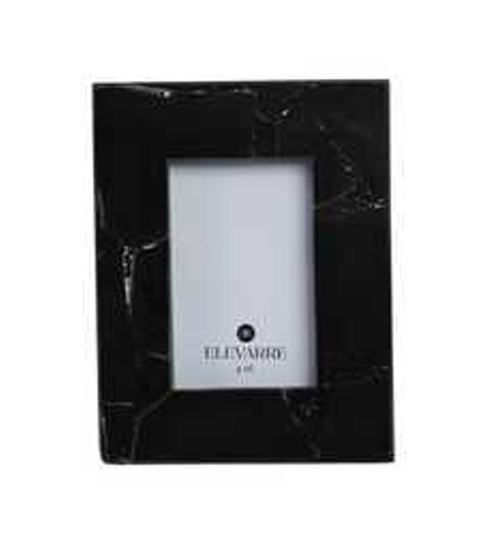 Edina Black Quartz Photo Frame, 4x6
