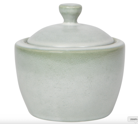 Aquarius Sugar Pot, Sage